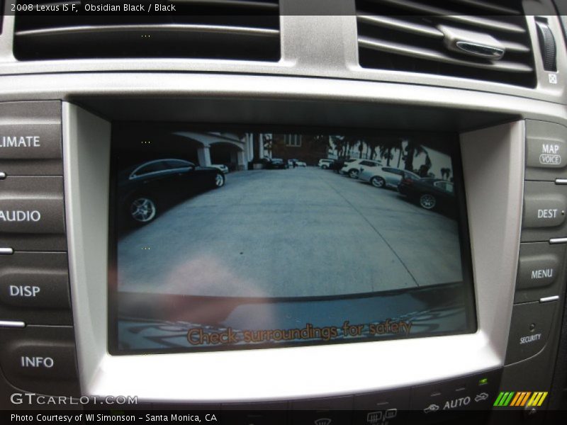 Obsidian Black / Black 2008 Lexus IS F