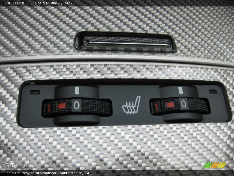 Obsidian Black / Black 2008 Lexus IS F