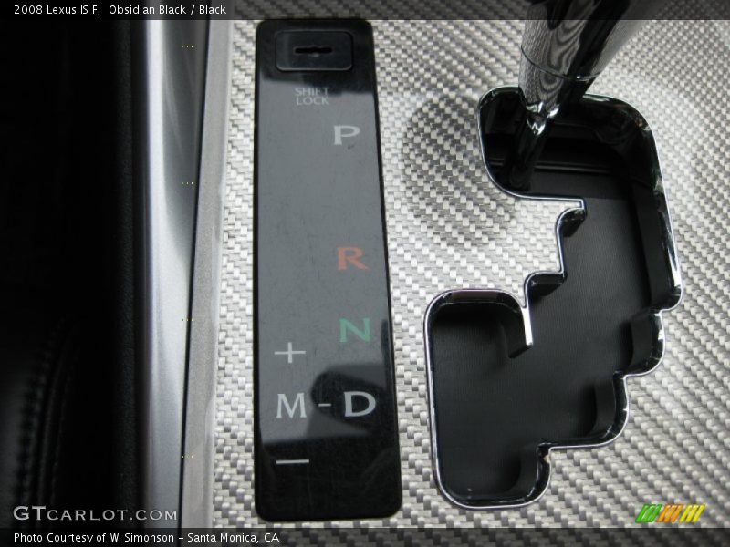  2008 IS F 8 Speed Sport Direct-Shift Automatic Shifter