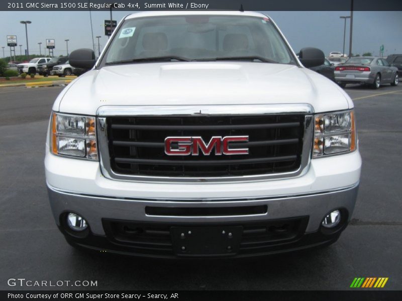 Summit White / Ebony 2011 GMC Sierra 1500 SLE Regular Cab 4x4