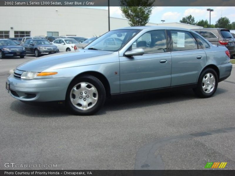 Silver Blue / Gray 2002 Saturn L Series L300 Sedan