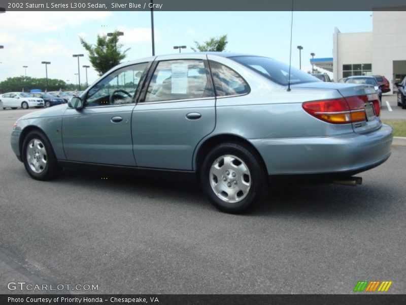 Silver Blue / Gray 2002 Saturn L Series L300 Sedan