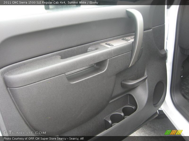 Summit White / Ebony 2011 GMC Sierra 1500 SLE Regular Cab 4x4