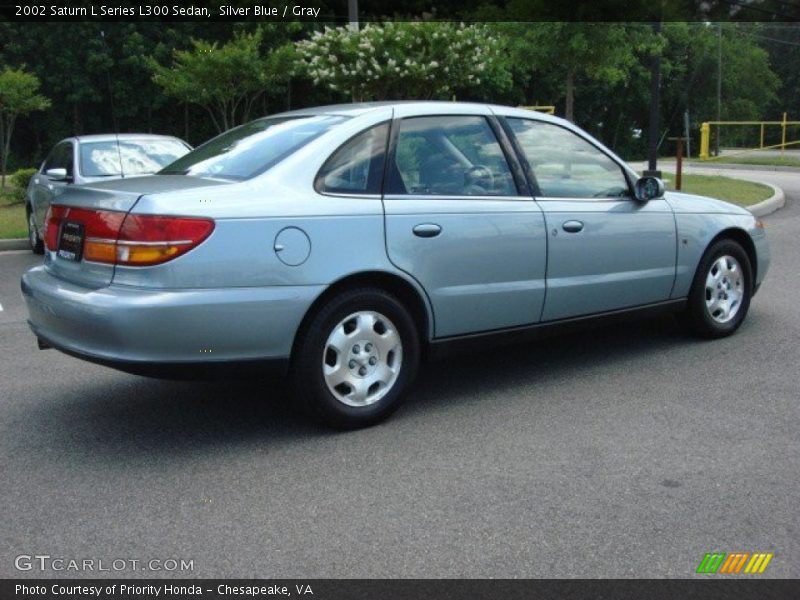 Silver Blue / Gray 2002 Saturn L Series L300 Sedan