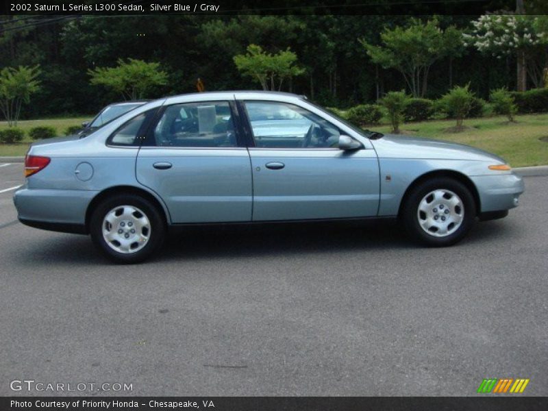 Silver Blue / Gray 2002 Saturn L Series L300 Sedan