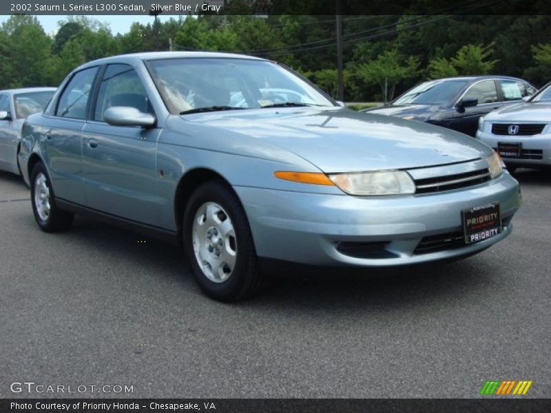 Silver Blue / Gray 2002 Saturn L Series L300 Sedan