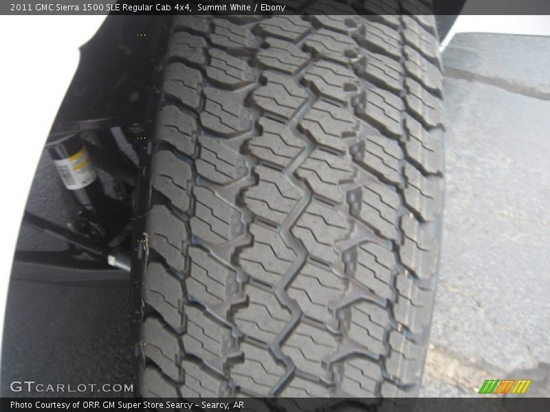 Summit White / Ebony 2011 GMC Sierra 1500 SLE Regular Cab 4x4
