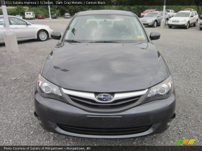Dark Gray Metallic / Carbon Black 2011 Subaru Impreza 2.5i Sedan