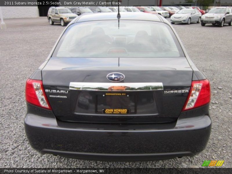 Dark Gray Metallic / Carbon Black 2011 Subaru Impreza 2.5i Sedan