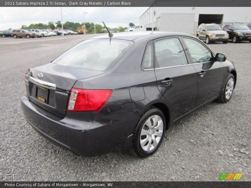 Dark Gray Metallic / Carbon Black 2011 Subaru Impreza 2.5i Sedan