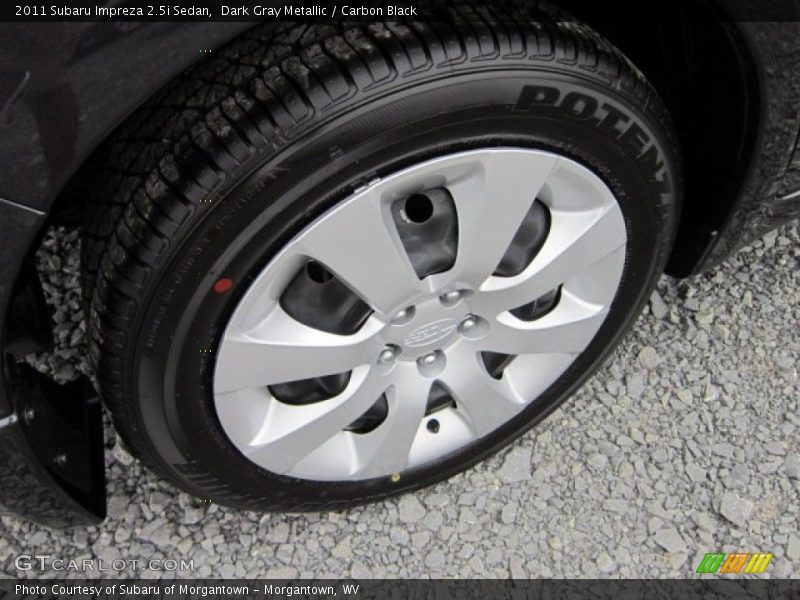 Dark Gray Metallic / Carbon Black 2011 Subaru Impreza 2.5i Sedan