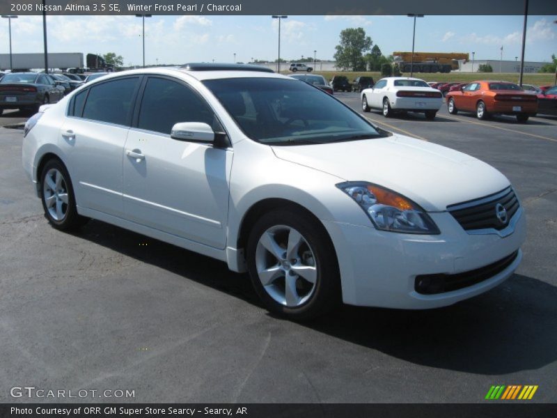 Winter Frost Pearl / Charcoal 2008 Nissan Altima 3.5 SE