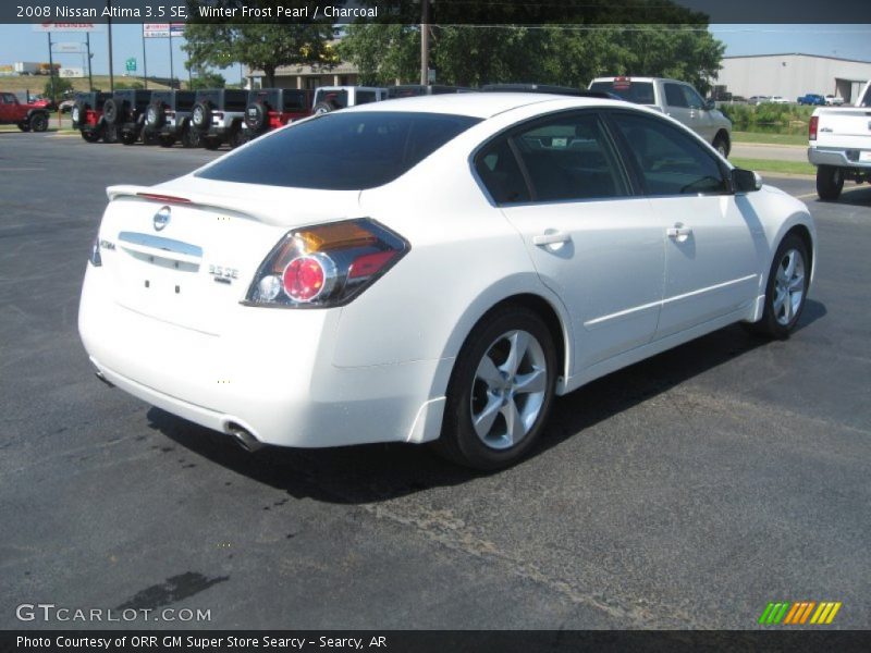 Winter Frost Pearl / Charcoal 2008 Nissan Altima 3.5 SE
