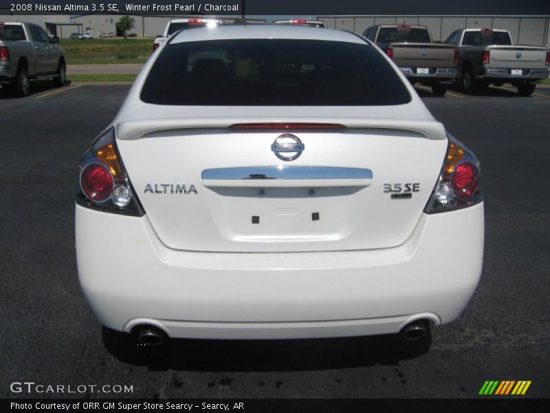 Winter Frost Pearl / Charcoal 2008 Nissan Altima 3.5 SE