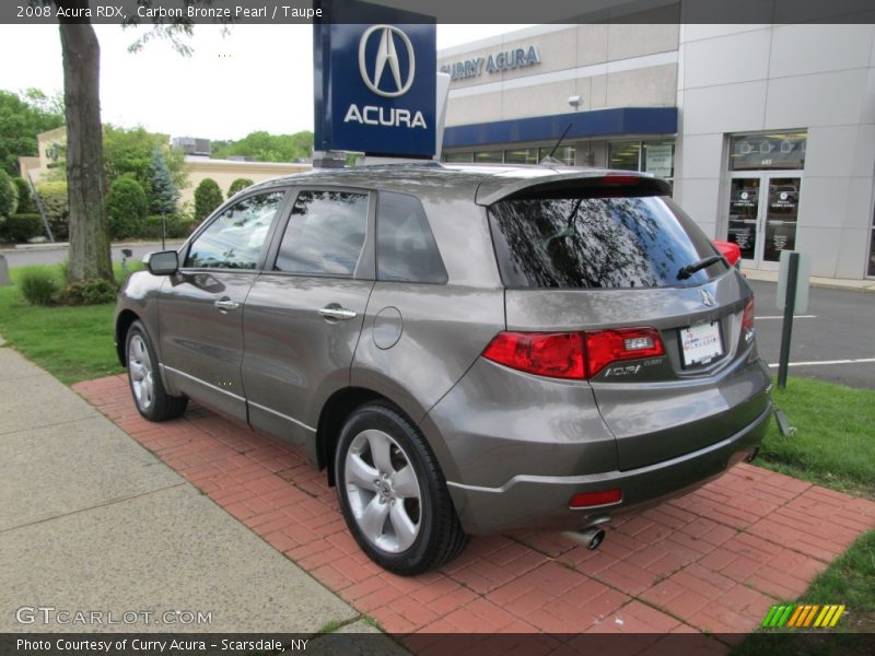 Carbon Bronze Pearl / Taupe 2008 Acura RDX