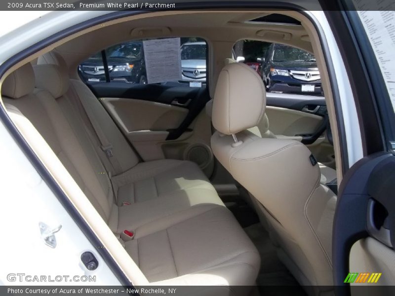 Premium White Pearl / Parchment 2009 Acura TSX Sedan