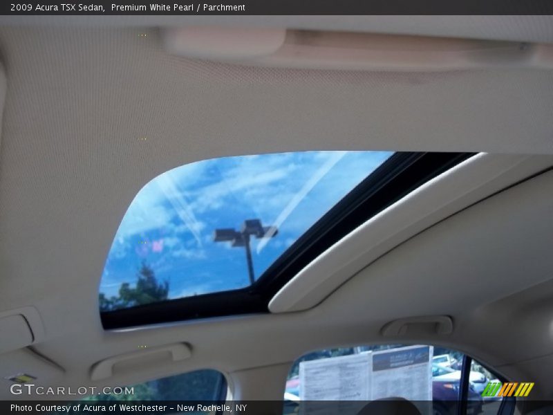 Premium White Pearl / Parchment 2009 Acura TSX Sedan