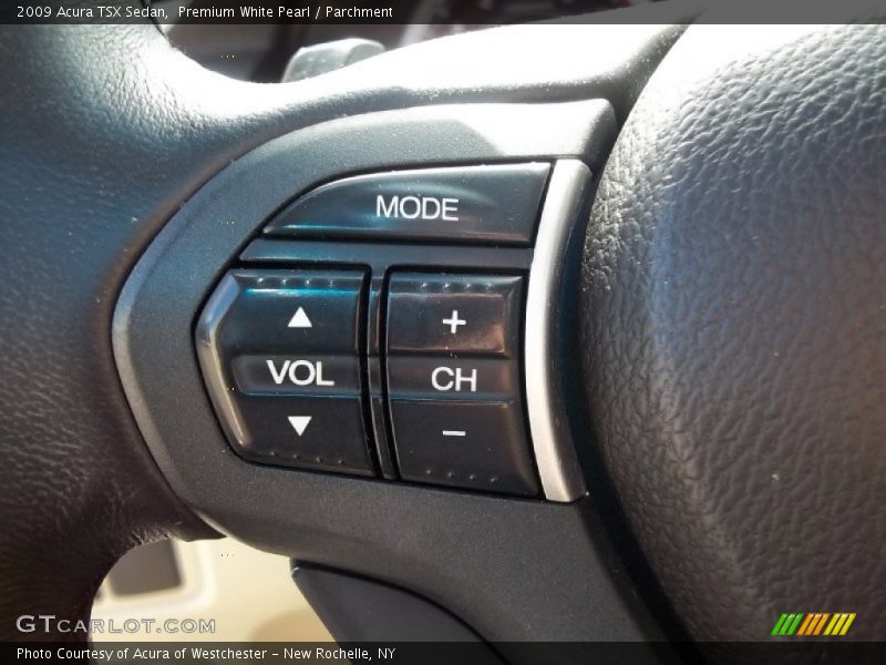 Premium White Pearl / Parchment 2009 Acura TSX Sedan