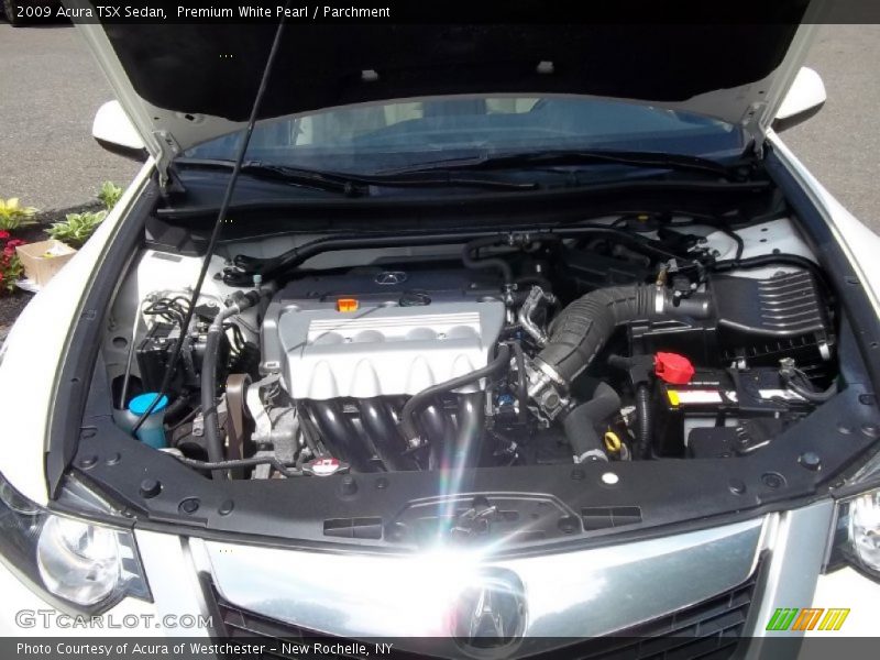Premium White Pearl / Parchment 2009 Acura TSX Sedan