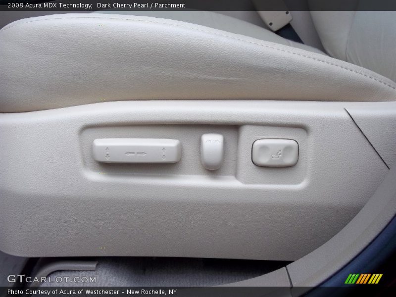 Dark Cherry Pearl / Parchment 2008 Acura MDX Technology