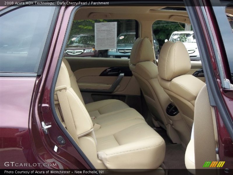 Dark Cherry Pearl / Parchment 2008 Acura MDX Technology