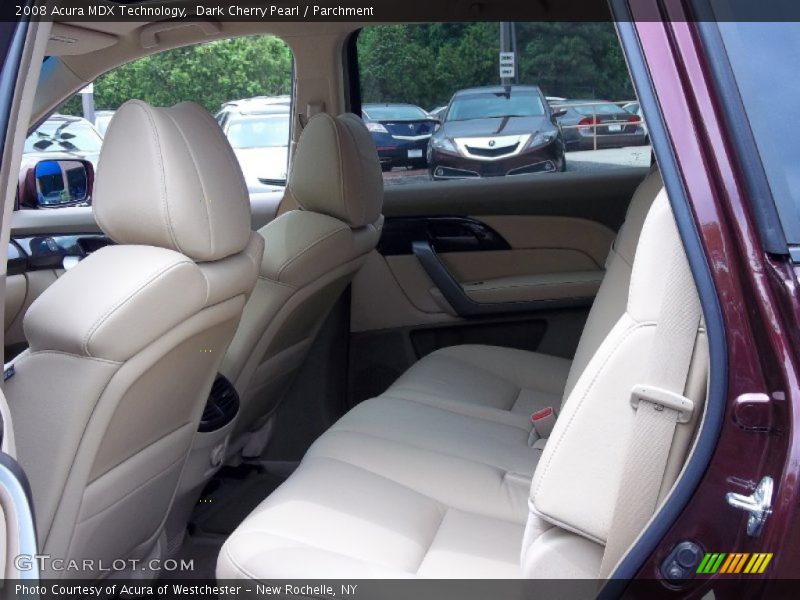 Dark Cherry Pearl / Parchment 2008 Acura MDX Technology