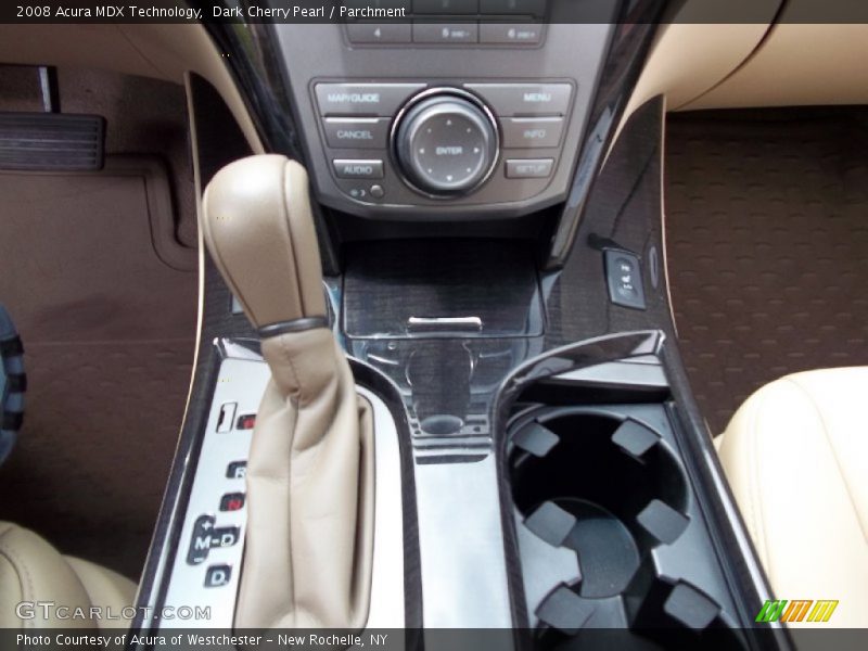 Dark Cherry Pearl / Parchment 2008 Acura MDX Technology