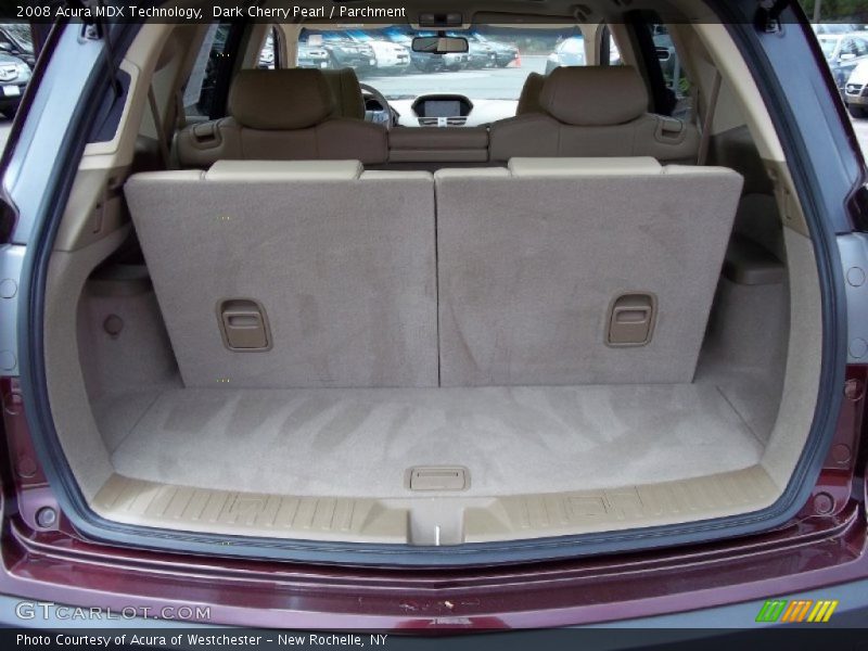 Dark Cherry Pearl / Parchment 2008 Acura MDX Technology