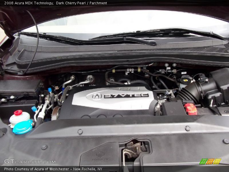 Dark Cherry Pearl / Parchment 2008 Acura MDX Technology