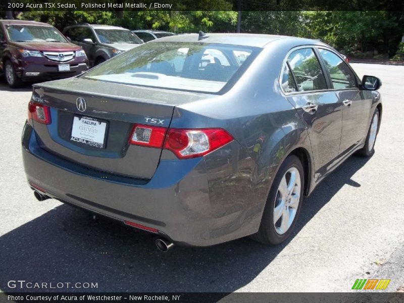 Polished Metal Metallic / Ebony 2009 Acura TSX Sedan
