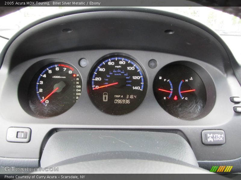 Billet Silver Metallic / Ebony 2005 Acura MDX Touring