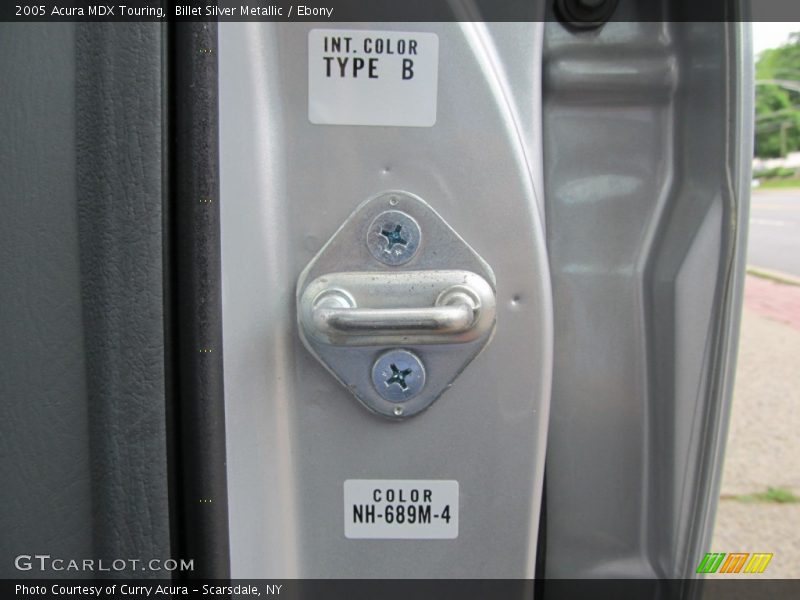 Billet Silver Metallic / Ebony 2005 Acura MDX Touring