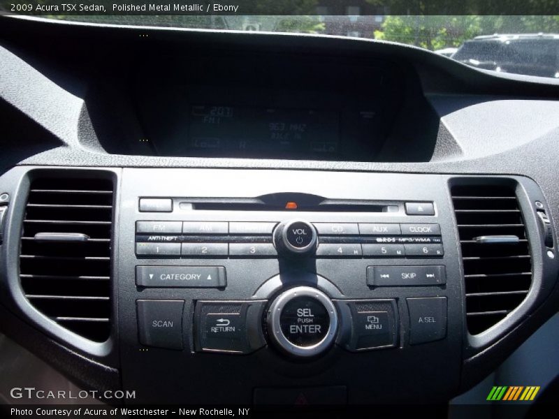 Polished Metal Metallic / Ebony 2009 Acura TSX Sedan