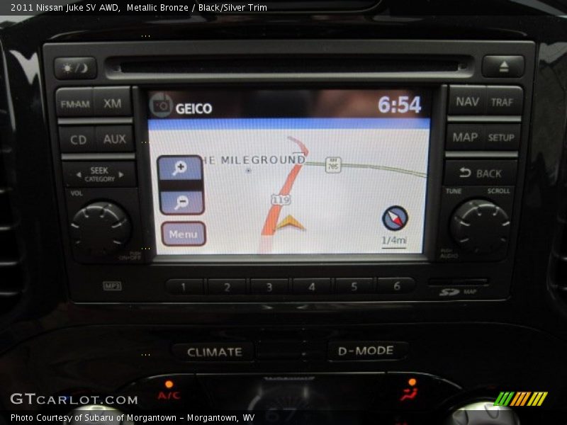 Metallic Bronze / Black/Silver Trim 2011 Nissan Juke SV AWD