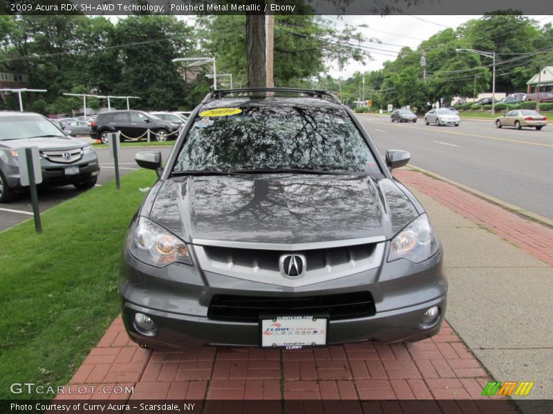 Polished Metal Metallic / Ebony 2009 Acura RDX SH-AWD Technology