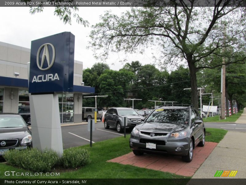 Polished Metal Metallic / Ebony 2009 Acura RDX SH-AWD Technology