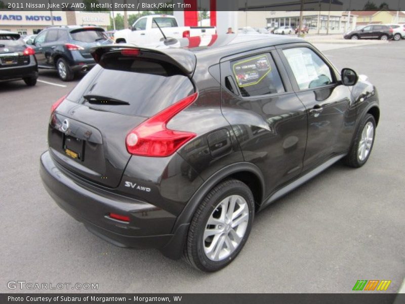 Metallic Bronze / Black/Silver Trim 2011 Nissan Juke SV AWD