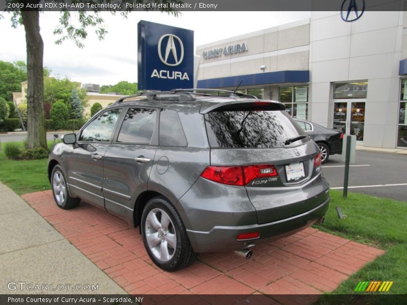 Polished Metal Metallic / Ebony 2009 Acura RDX SH-AWD Technology