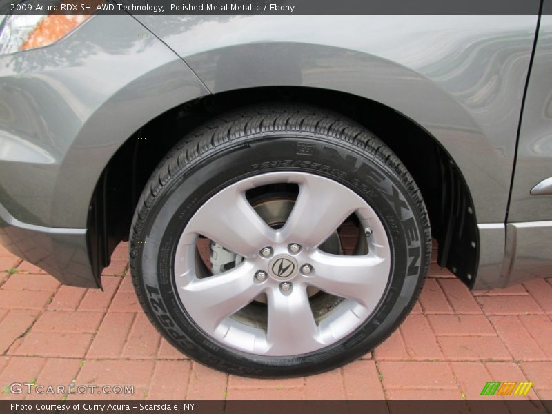 Polished Metal Metallic / Ebony 2009 Acura RDX SH-AWD Technology