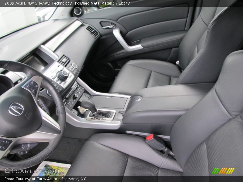 Polished Metal Metallic / Ebony 2009 Acura RDX SH-AWD Technology