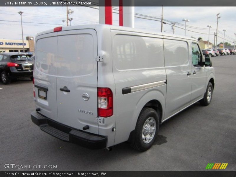Brilliant Silver / Charcoal 2012 Nissan NV 1500 S