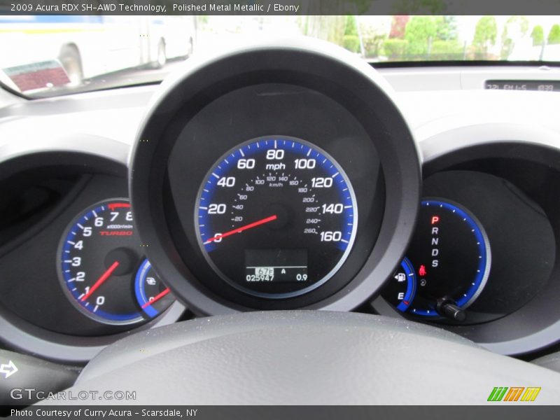 Polished Metal Metallic / Ebony 2009 Acura RDX SH-AWD Technology