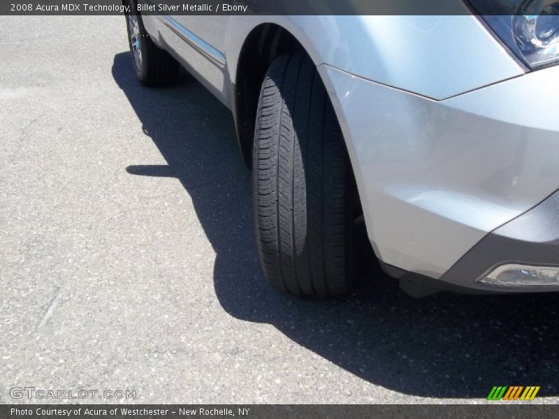 Billet Silver Metallic / Ebony 2008 Acura MDX Technology