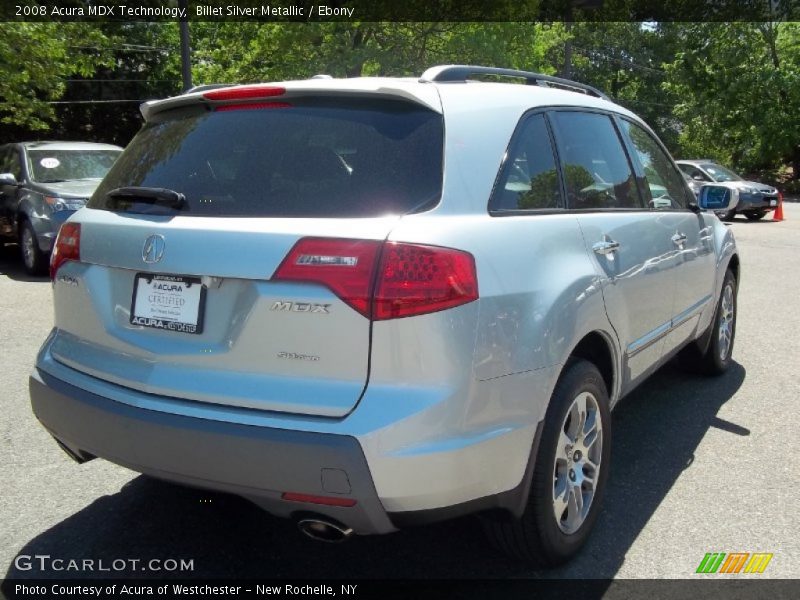 Billet Silver Metallic / Ebony 2008 Acura MDX Technology