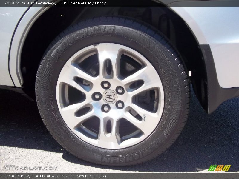 Billet Silver Metallic / Ebony 2008 Acura MDX Technology