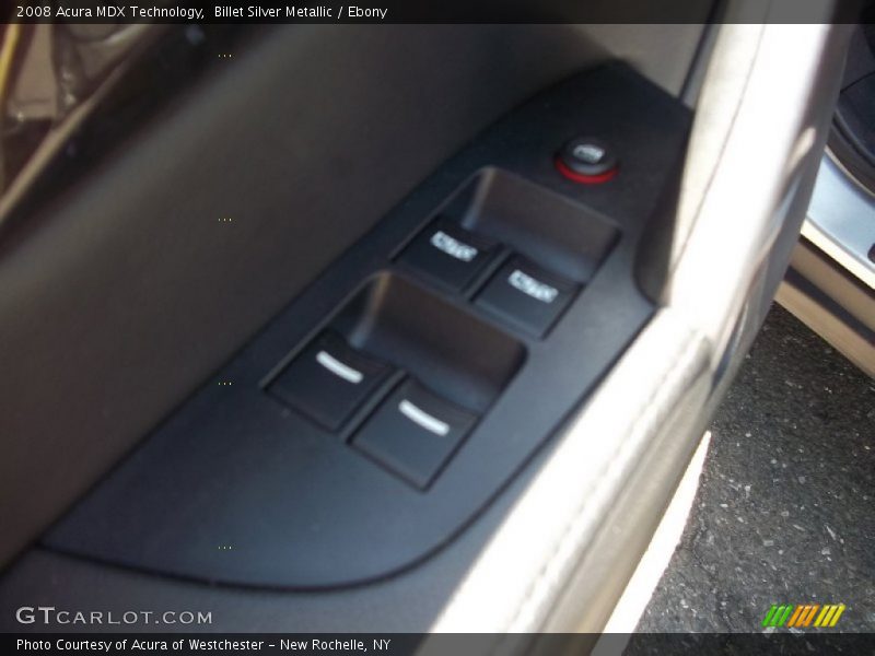 Billet Silver Metallic / Ebony 2008 Acura MDX Technology