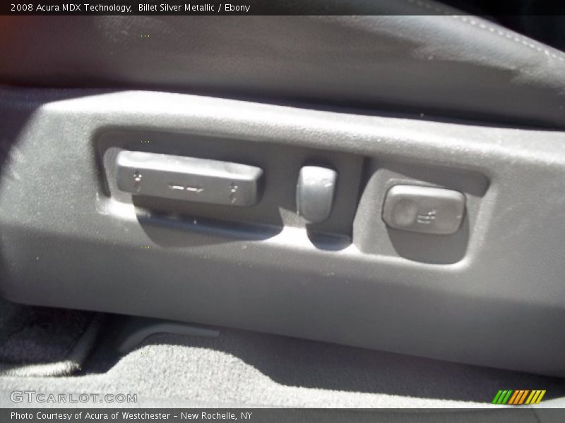 Billet Silver Metallic / Ebony 2008 Acura MDX Technology