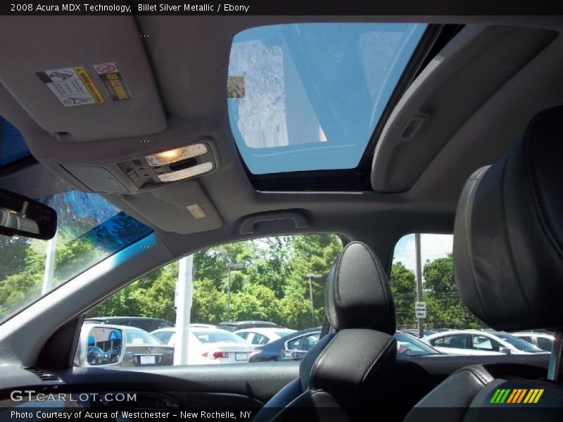 Billet Silver Metallic / Ebony 2008 Acura MDX Technology