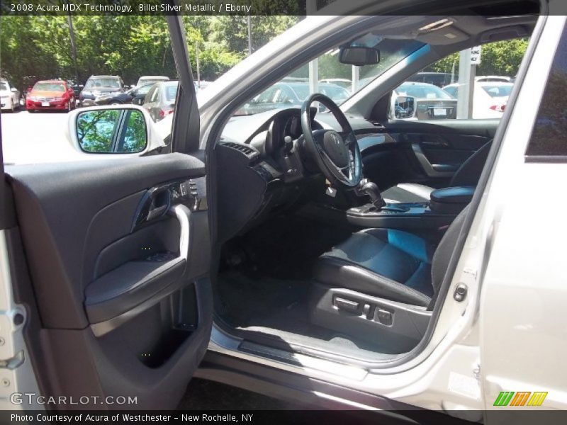 Billet Silver Metallic / Ebony 2008 Acura MDX Technology