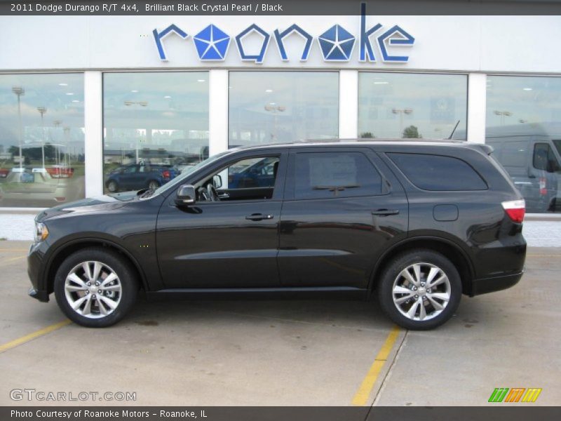 Brilliant Black Crystal Pearl / Black 2011 Dodge Durango R/T 4x4